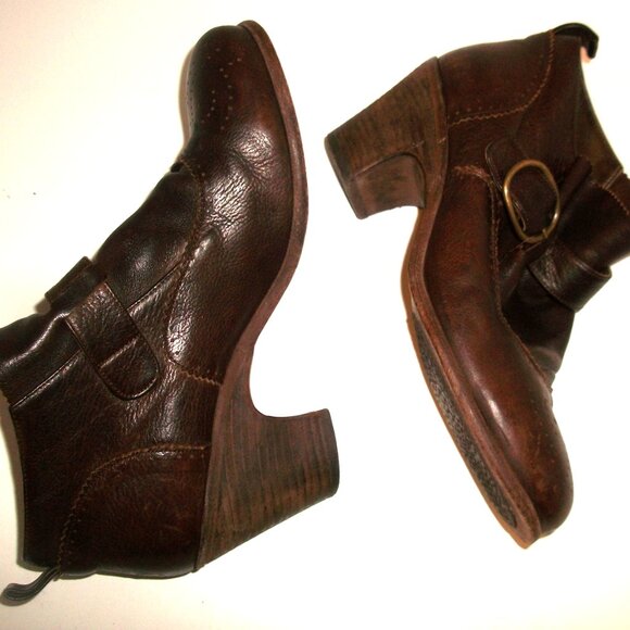 Pep Monjo Spain Handmade Eco-Friendly Low-Heel Booties 9M $325 - Picture 6 of 10